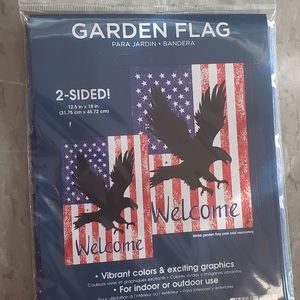 Welcome Eagle USA Flag for Indoor/Outdoor NWT